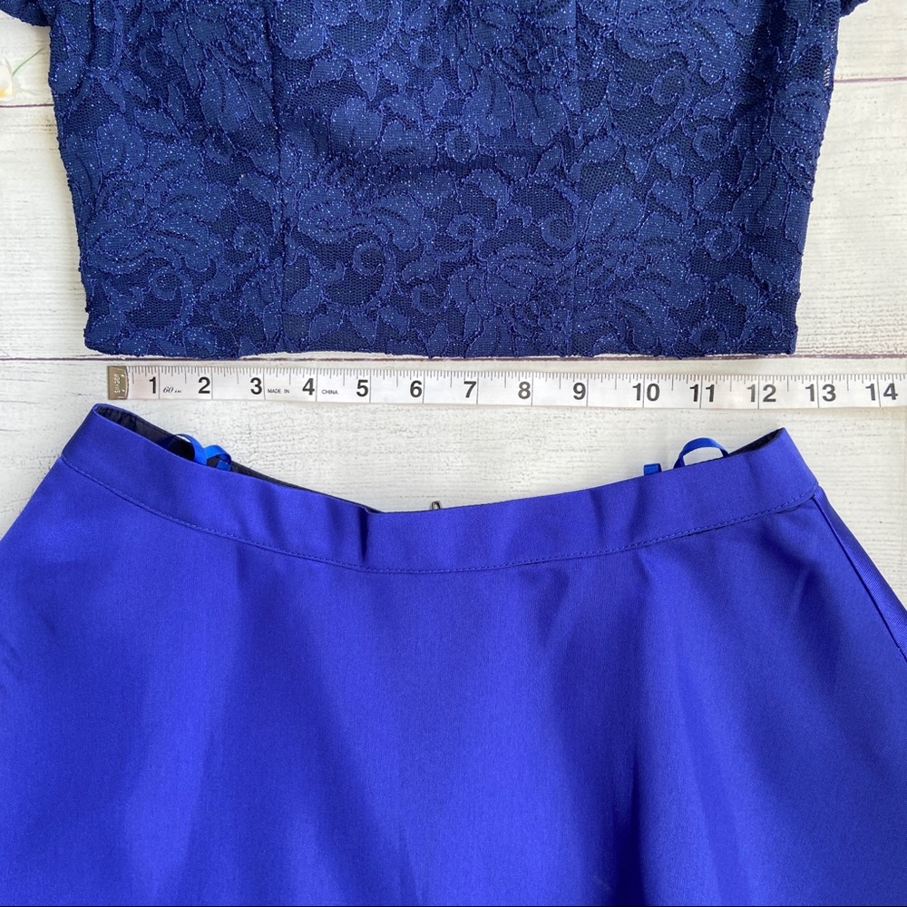 Sequin Hearts Two-Piece Off The Shoulder Dress - Picture 13 of 15